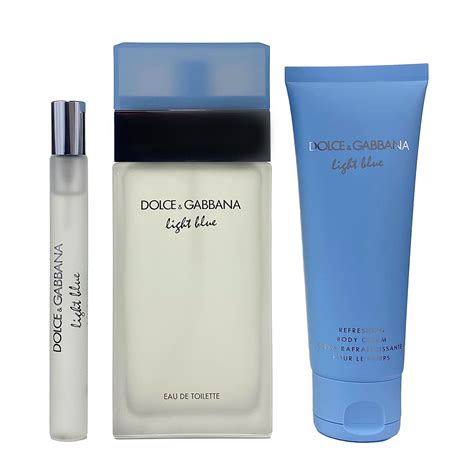 dolce gabbana light blue set